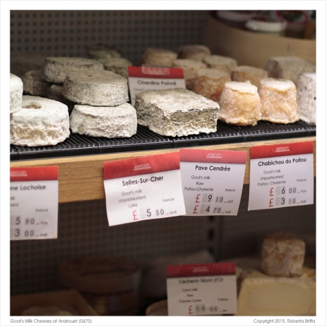 Goat's Milk Cheeses at Androuet (0470)